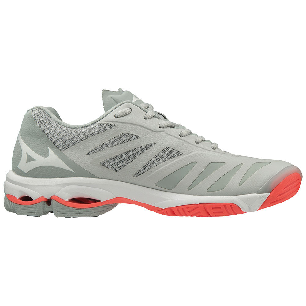 Mizuno Women's WAVE LIGHTNING Z5 Volleyball Shoes Grey/White (V1GC190060-WDT)